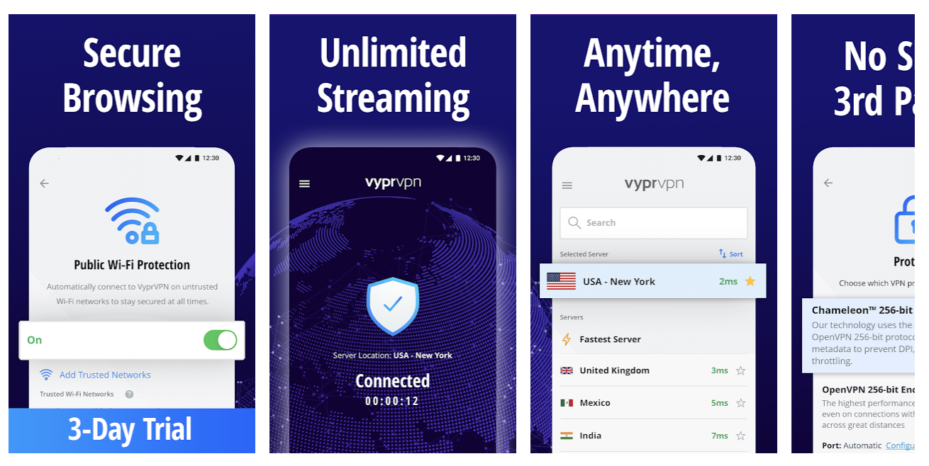 VyprVPN Android app in Google Play Store