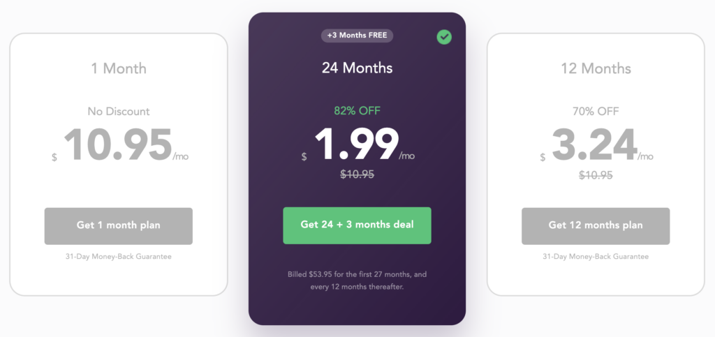 PureVPN pricing April 2022