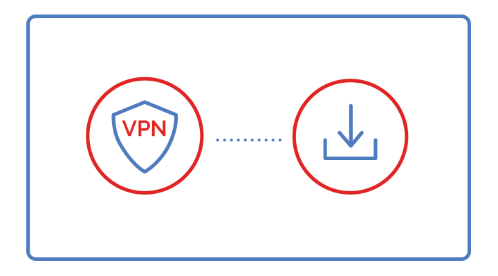 VPN Downloading Graphic