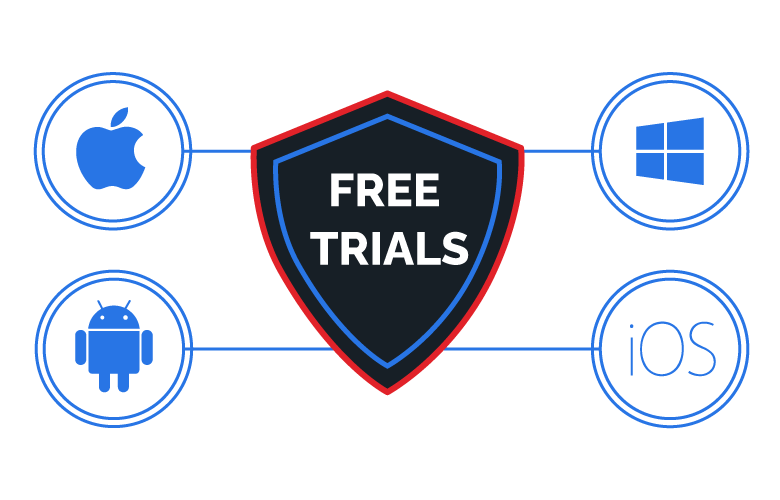 Free Trials VPNs Graphic
