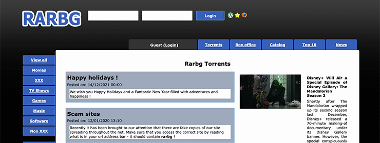 RARGB homepage