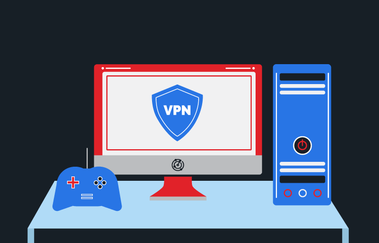 VPN Desktop Gaming Graphic