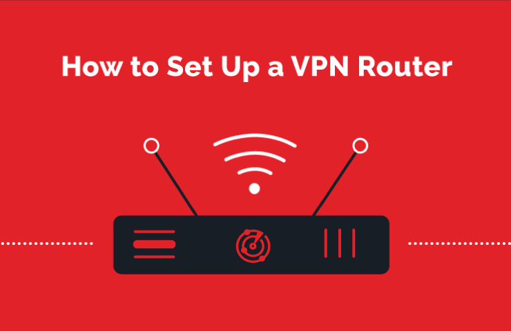 VPN router setup graphic