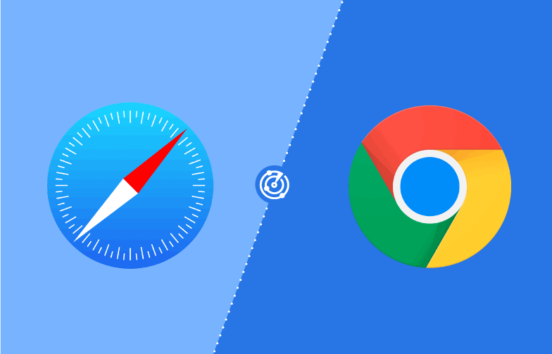 Safari vs Chrome Graphic