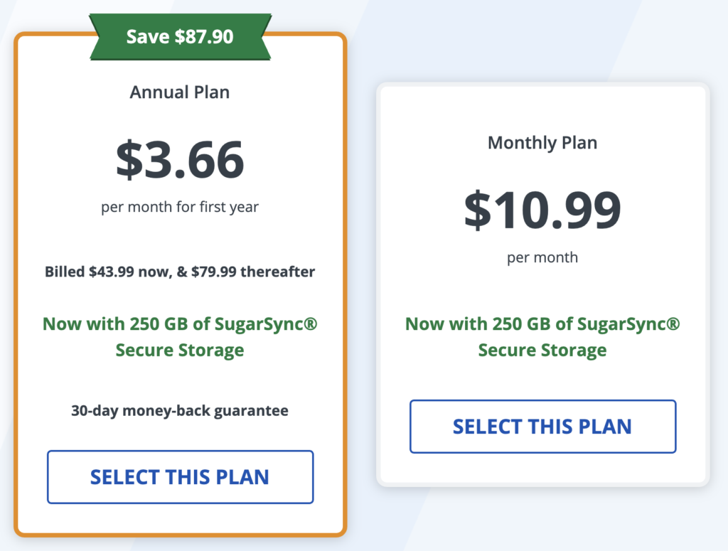 StrongVPN pricing December 2021