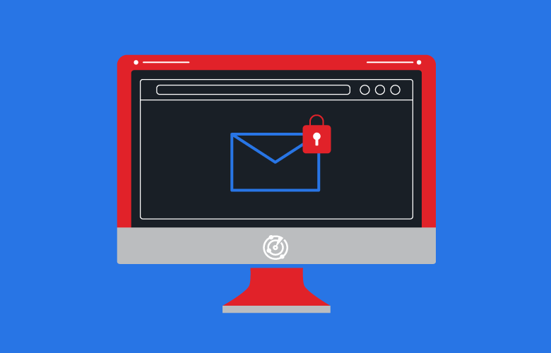 Desktop Email Security Graphic