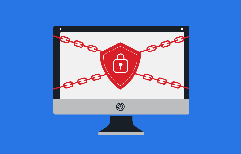 Desktop Ransomware Lock Graphic