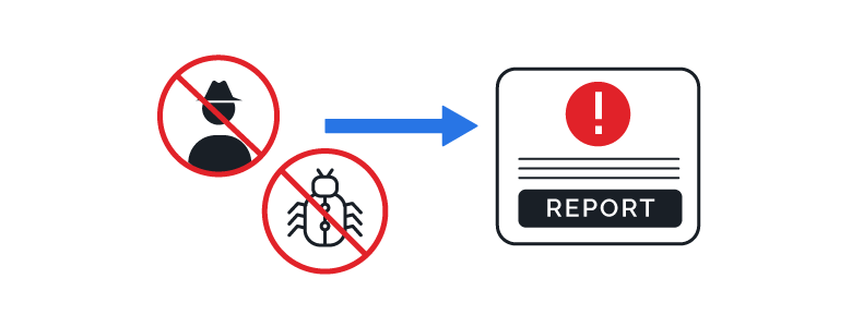 Report Malicious Activity Graphic