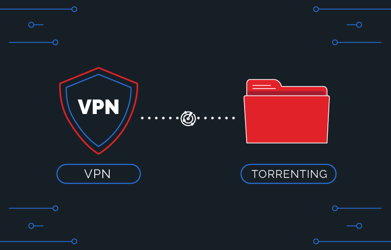 VPN Torrent File Sharing Graphic