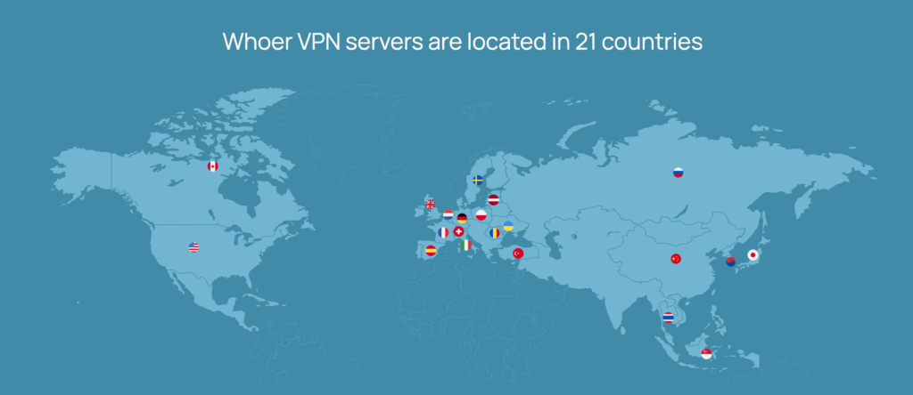 Whoer network locations