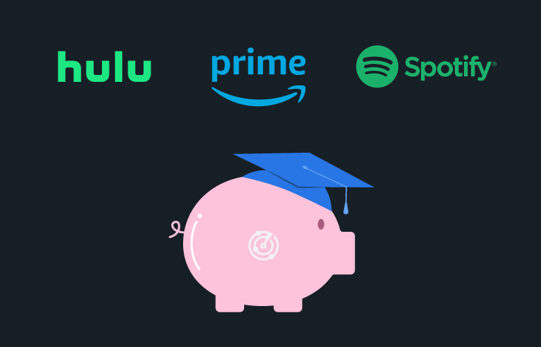Hulu Prime Spotify Best Student Deals Graphic