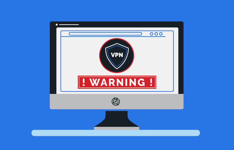 VPN Desktop Warning graphic