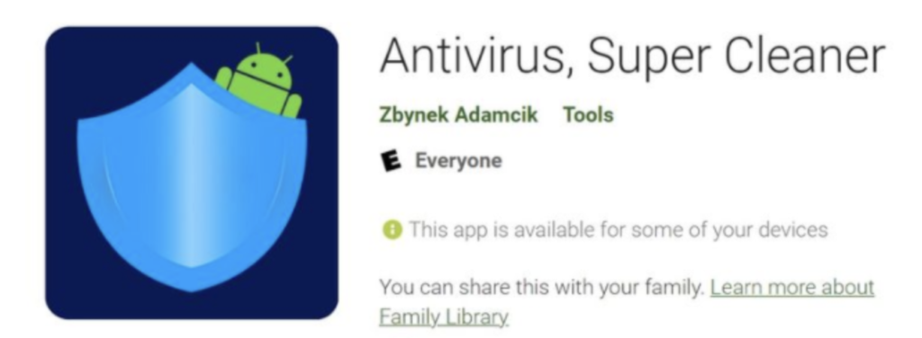 Antivirus Super Cleaner app canceled