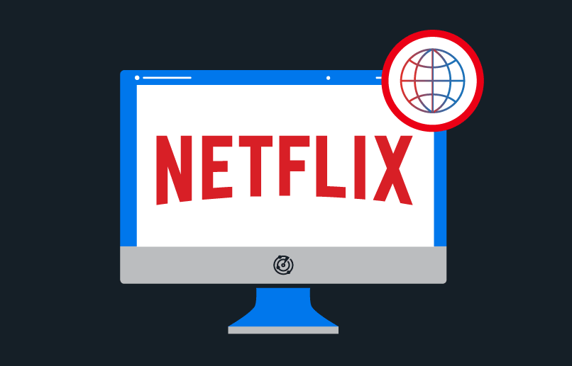Desktop Streaming Netflix Graphic