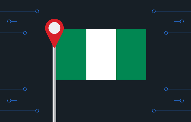 Nigerian flag graphic